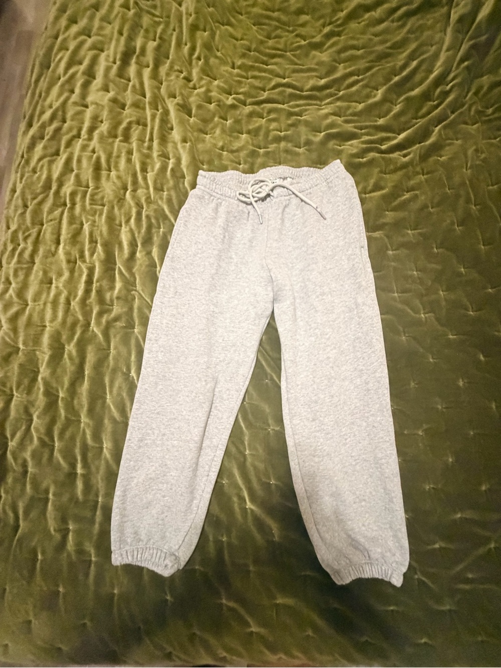 PINK Victoria's Secret Heather Grey Kids Jogger Sweatpants
